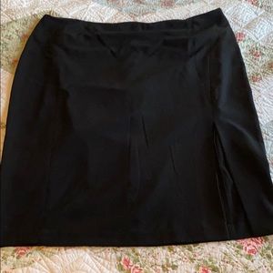 Black pencil skirt